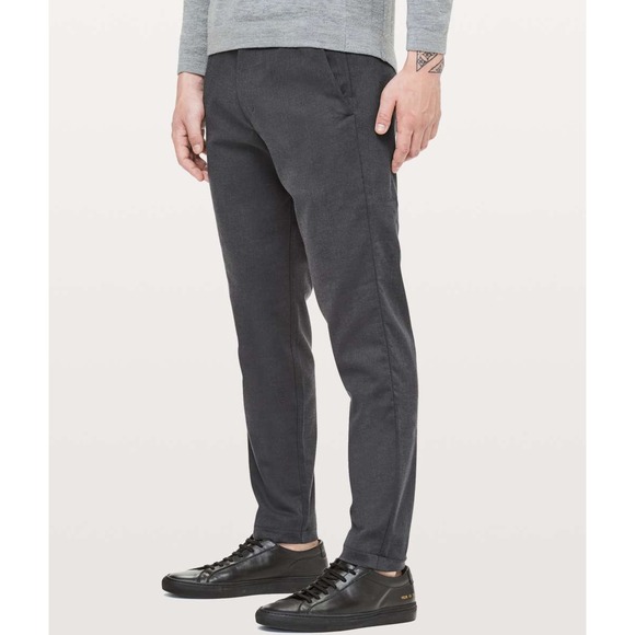 Lululemon Commission Pant Slim Wool Heathered Obsidian size 31 x 30 - Picture 1 of 9
